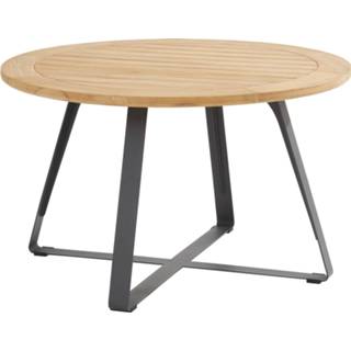 👉 Terrastafel teak staal active Basso dining tuintafel 130xH75 cm rond Taste 4SO 659424232773