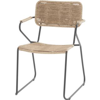 👉 Diningstoel wicker active Swing stapelbare dining stoel naturel rope Taste 4SO 8720087007182