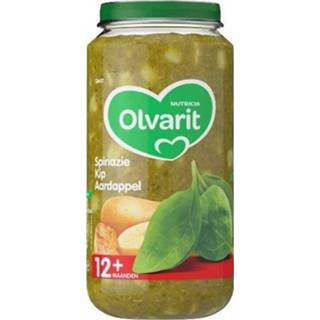 👉 Olvarit Spinazie kip aardappel 12M07 250g 5900852926532