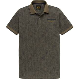 👉 Short sleeve teak l men poloshirts bruin polo single jersey me 8719419534205