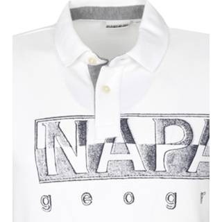 👉 Wit katoen XXL male Napapijri Polo Eallar 772204869744 2900043151029