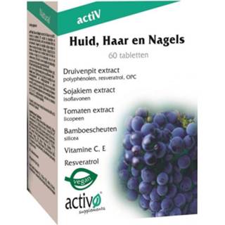 👉 Huid haar nagels tabletten Activo 60 8717344860048