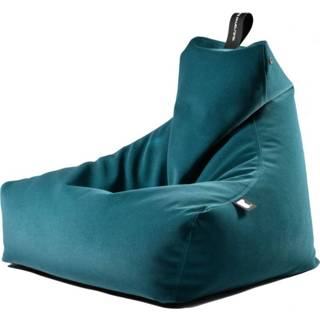 👉 Indoor zitzak teal suede Extreme Lounging B-Bag Mighty-B - 5060331725350