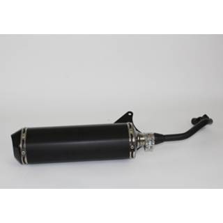👉 Uitlaat zwart active ovaal Akrapovic jamarcol Vespa Primavera Sprint Euro 4 4t 3v i-get met schade