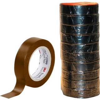 👉 Isolatie tape active bruin 3M Isolatietape (l x b) 10 m 15 mm verpakt per