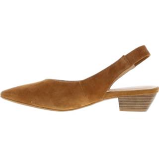 👉 Vrouwen cognac leer Di Lauro Open pumps 103467 2800003231726