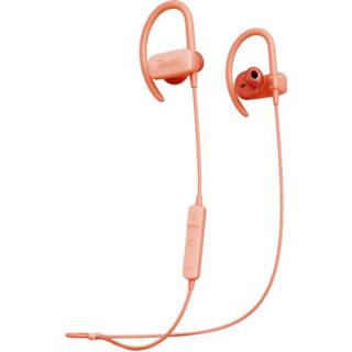 👉 In-ear koptelefoon roze active Teufel AIRY SPORTS met bluetooth, Coral Pink