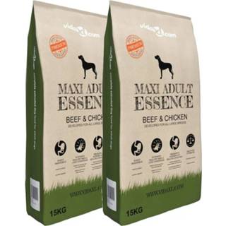 👉 Hondenvoer active VXL Premium Maxi Adult Essence Beef&Chicken 30 kg 2 st 6011616743728