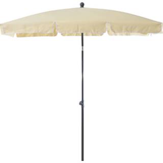 👉 Parasol active Outsunny vierkant knikbaar crèmewit 200 x 125 235cm 4250871234868