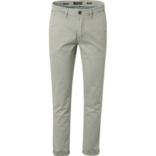 Male groen No Excess Pants chino garment dyed stretch smoke 8720151222589