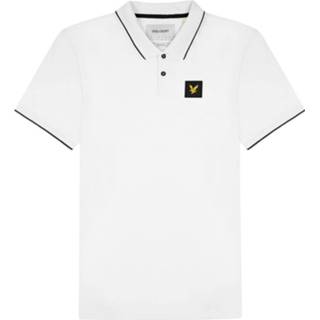 👉 Poloshirt wit l male Lyle and Scott Sp1321v en tipped polo shirt, 626 white 5054783752101