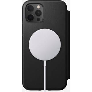 👉 Leather zwart Nomad - MagSafe Folio iPhone 12 Pro Max 6.7 inch 856500019611