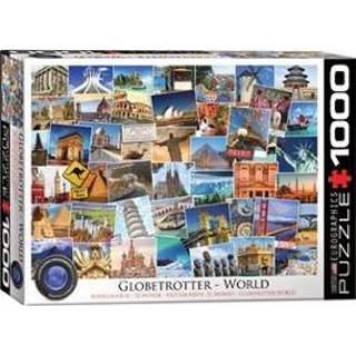👉 Puzzel stuks Eurographics World - Globetrotter 1000 stukjes 628136607513