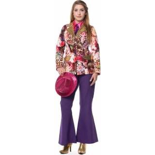 Hippie broek paarse voor dames