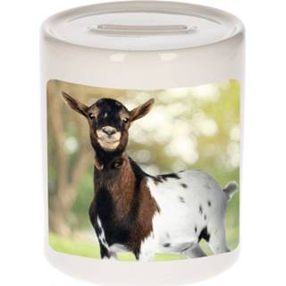 👉 Spaarpot active Foto gevlekte geit 9 cm - Cadeau geiten liefhebber