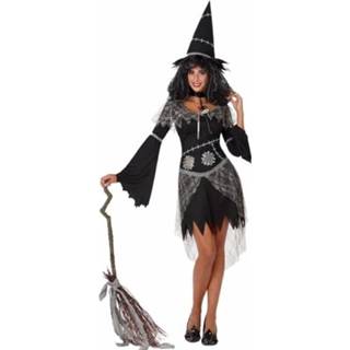 👉 Carnavalskostuum heksenjurk zwart voor dames