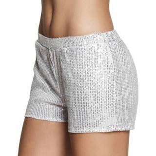 Hotpant m active zilveren hotpants maat