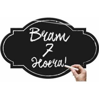 👉 Deurbordje zwart active schrijfbaar deurbord 45 x 28 cm