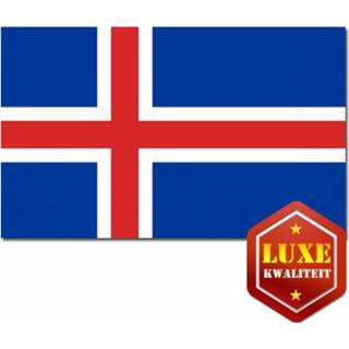 👉 Vlag multi polyester Landen vlaggen van IJsland