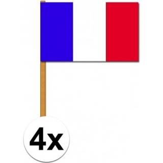 👉 4x grote Franse zwaaivlag