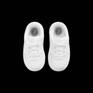 👉 Schoenen jeugd unisex wit peuters Nike Force 1 LE Schoen voor baby's/peuters -