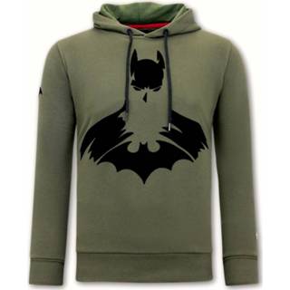 👉 Hoodie polyester l truien male groen Local Fanatic print batman 7435144384359 7435144384335 7435144384342