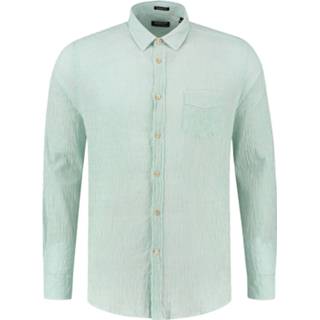 👉 Shirt katoen l male blauw Dstrezzed regular collar lt. seersucker stripe 8718895428961