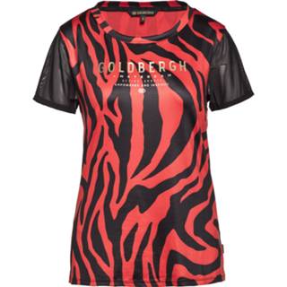 👉 Short sleeve rood l vrouwen print Goldbergh Tigina tiger 8719174277508