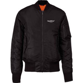 👉 Bomberjack polyester l jassen male zwart Ballin Est. 2013 Bomber jack 7434250787726 7434250788785