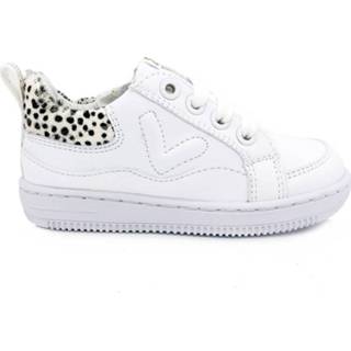 👉 Veterschoenen zwart vrouwen wit Shoesme black dots 8720353205571