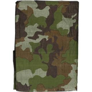 👉 Afdekzeil active groene camouflage / dekkleed 470 x 364 cm