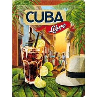 👉 Active Tinnen plaatje Cuba Libre 15 x 20 cm
