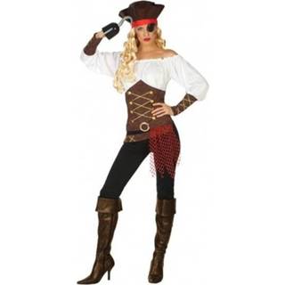 👉 Vrouwen Piraat Agatha verkleed pak/kostuum voor dames