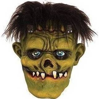 👉 Halloweenmasker groene active Frankenstein horror/halloween masker van latex