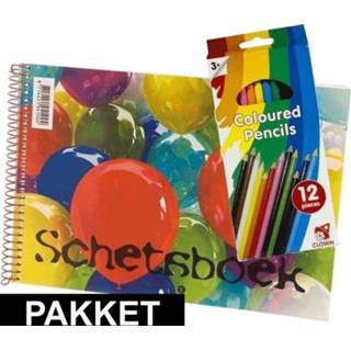 👉 A4 schetsboeken met kleurtjes