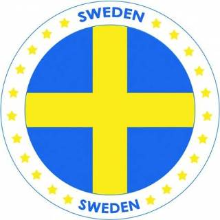 👉 Vlag active Zweden thema bierviltjes