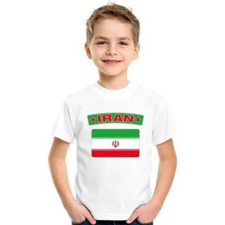 Shirt wit active kinderen T-shirt Iraanse vlag