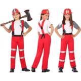 👉 Brandweer uniform active jongens meisjes kostuum voor en