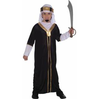 👉 Sultan/Arabieren kostuum zwart voor kinderen