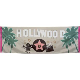 👉 Hollywood banier vlag 74 x 220 cm