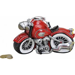 👉 Motorfiet rode active motorfiets spaarpot 21 cm