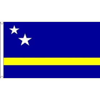 👉 Vlag Curacao met ophangringen 90 x 150 cm