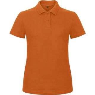 Zwart poloshirt basic van katoen voor dames - katoen - 180 grams - polo t-shirts