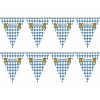 👉 Active 2x Feest vlaggetjes Oktoberfest/Bierfeest van 5 meter