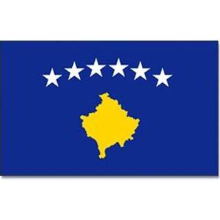 👉 Gevelvlag active Gevelvlag/vlaggenmast vlag Kosovo 90 x 150 cm