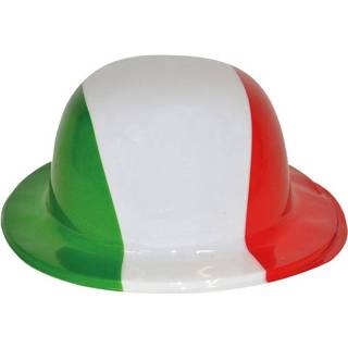 👉 Plastic bolhoed Italiaanse vlag kleuren