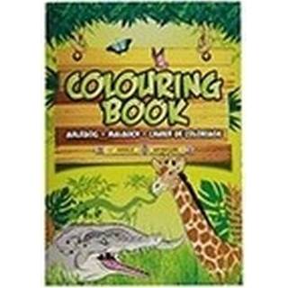 👉 Safari dieren thema A4 kleurboek/tekenboek 24 paginas