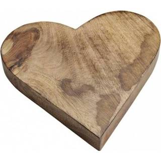 👉 Serveerplank houten active hartvorm 26 cm