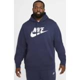 👉 Fleece hoodie XL male m blauw men XS s l mannen Nike Sportswear Club met graphic voor heren -