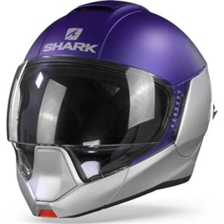 👉 Blauw zilver XL active Shark Evojet SBS Dual Blank Mat 3664836388816